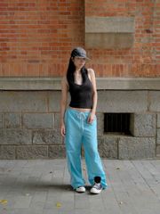 [ TĂNG SIZE] Quần Dài Vải Gió Phối Sọc NEWSEVEN OVERSIZE TRACK PANTS NQD.524