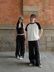 [ TĂNG SIZE] Quần Dài Vải Gió Phối Sọc NEWSEVEN OVERSIZE TRACK PANTS NQD.524