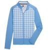 Áo Golf Nữ Tay Dài FJ Full Zip Houndstooth Print Midlayer 87334 MEGA S