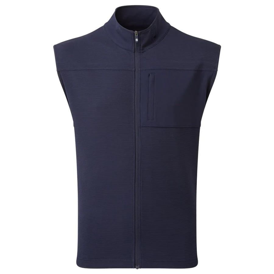 Áo golf nam tay ngắn FJ Ottoman Full Zip Knit Vest 82262 MEGA SALES |