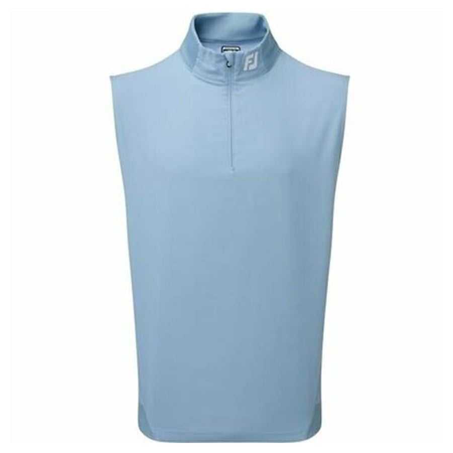Áo golf nam tay ngắn FJ Ribbed Jacquard 1/2 Zip Vest Marine 95213 MEGA