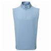 Áo golf nam tay ngắn FJ Ribbed Jacquard 1/2 Zip Vest Marine 95213 MEGA