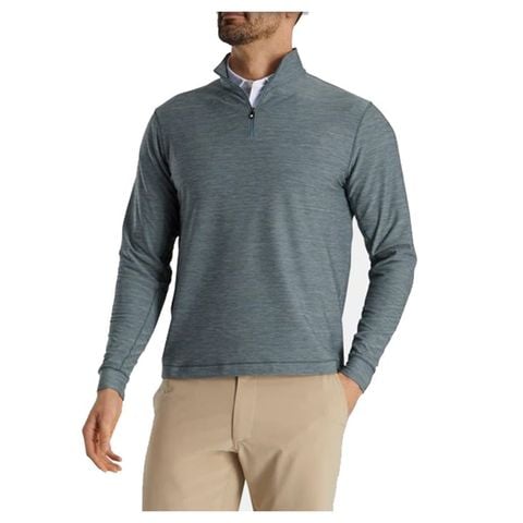 Áo Golf Nam Tay Dài FJ Space Dye Brushed Back Jersey Quarter Zip 87603 | FootJoy