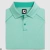 Áo golf nam tay ngắn FJ Geo Jacquard, Self Collar 31373S | F