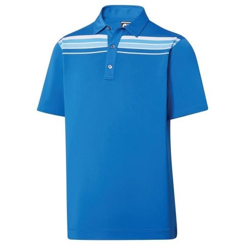 Áo golf nam tay ngắn FJ Lisle Shadow Chestband, Self Collar 87126 | FootJoy