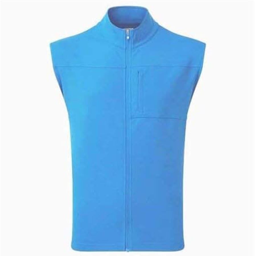 Áo golf nam tay ngắn FJ Ottoman Full Zip Knit Vest 82263 MEGA SALES |