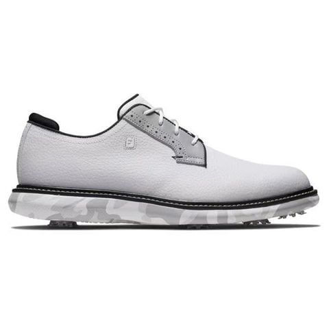 Giày Golf Nam Traditions Blucher White/White/Gray 57953 | FootJoy
