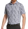 Áo golf nam tay ngắn Garden Print Lisle Periwinkle 37462 | FootJoy