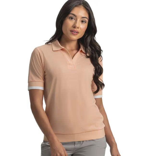 Áo Golf Nữ Tay Ngắn Footjoy Texture Knit Polo 39566 | Footjoy