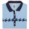 ÁO FOOTJOY CAP SLEEVE HOUNDSTOOTH PRINT 87346 BLUE S (F)