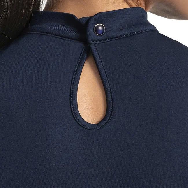 Áo Golf Nữ Tay Ngắn Footjoy Short Sleeve Keyhole Mock Neck 39556 | Foo
