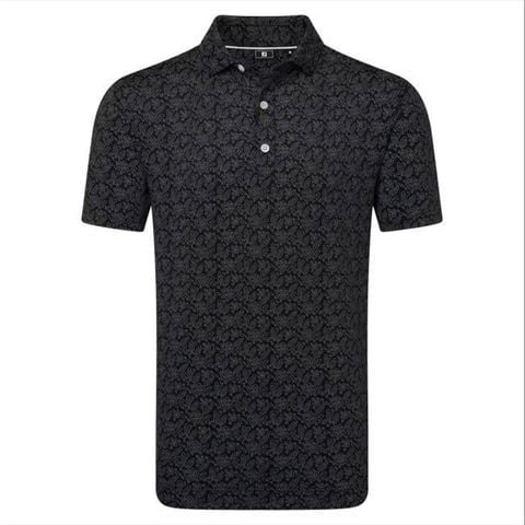 Áo Golf Nam Tay Ngắn Wingtip Floral Lisle Self Collar 39485 | Footjoy