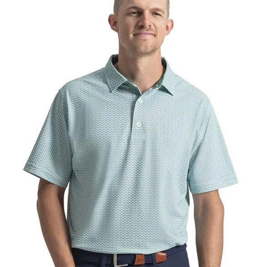 Áo Golf Tay Dài Footjoy Scallop Geo Pique Self Collar 39459 | Footjoy