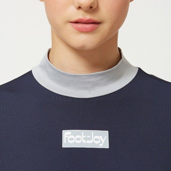 Áo Golf Nữ Tay Ngắn Footjoy Women'S Ss Mock Neck Shirt Navy 28392 | Fo