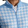 Áo Golf Nữ Tay Dài FJ Full Zip Houndstooth Print Midlayer 87334 MEGA S