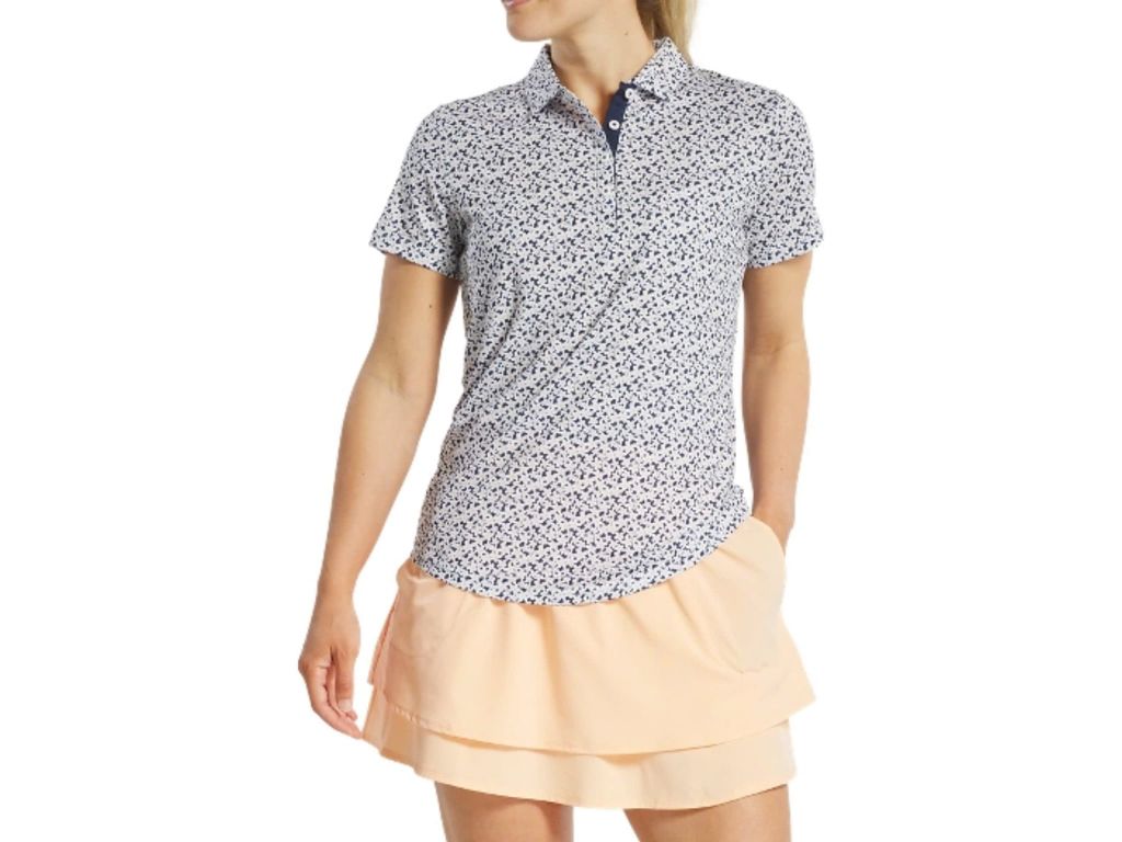 Áo Golf Nữ Tay Ngắn FootjoyFloral Print SS Shirt 31568 | Footjoy