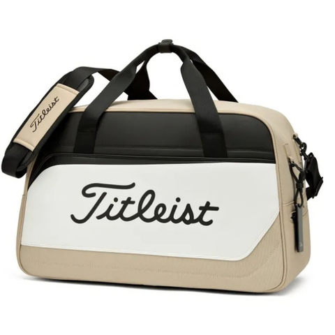 Túi Golf Xách Tay PURSUIT BOSTON BAG KHAKI/WHITE - TA25PSBB-21 | Titleist