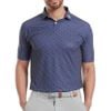 Áo Golf Tay Ngắn FootJoy Bounce Print Stretch Pique, Self Collar 32587