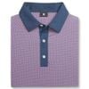 Áo Golf Nam Tay Ngắn FootjoyLattice Print Lisle, Self Collar 32581 | F