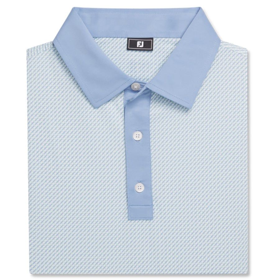 Áo Golf Nam Tay Ngắn Footjoy Lattice Print Lisle, Self Collar 32583 |