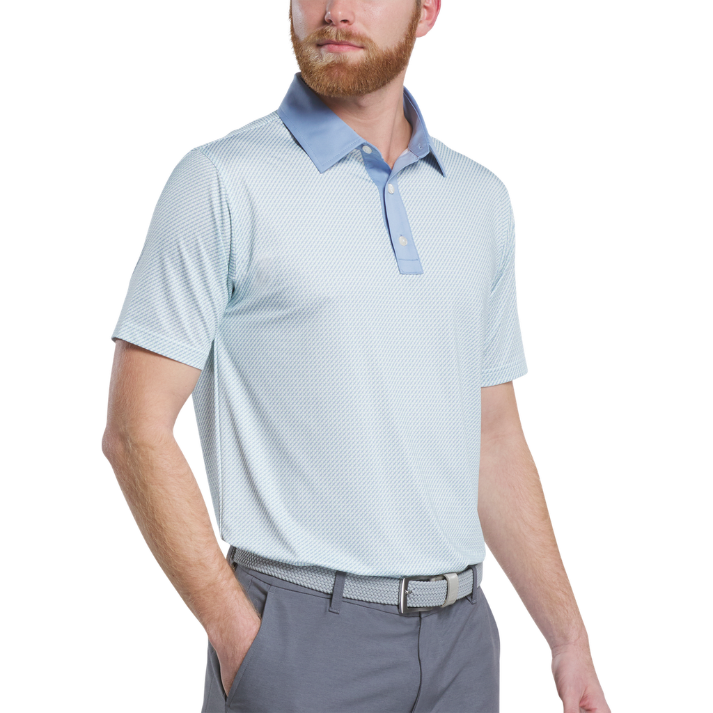 Áo Golf Nam Tay Ngắn Footjoy Lattice Print Lisle, Self Collar 32583 |