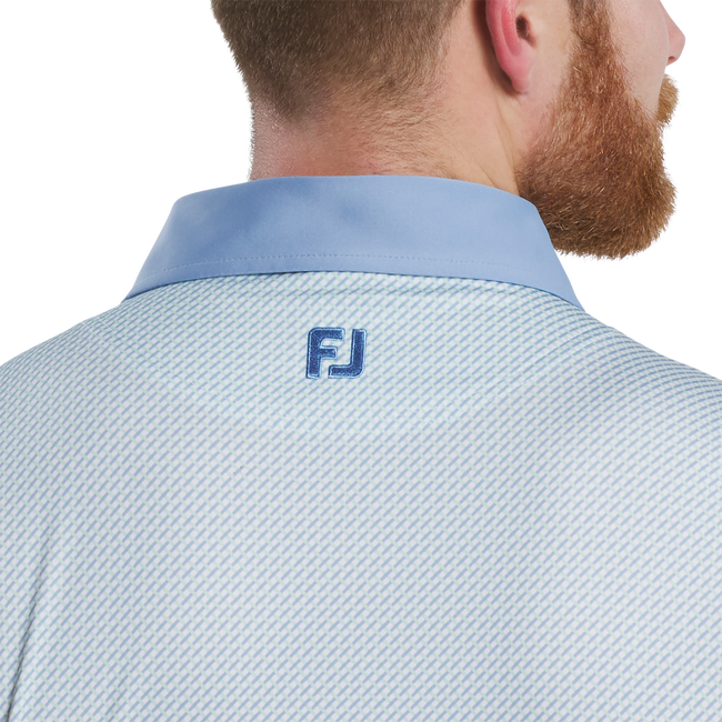 Áo Golf Nam Tay Ngắn Footjoy Lattice Print Lisle, Self Collar 32583 |