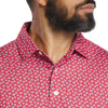 Áo Golf Tay Ngắn Footjoy Floral Sketch Print Lisle, Self Collar 32601
