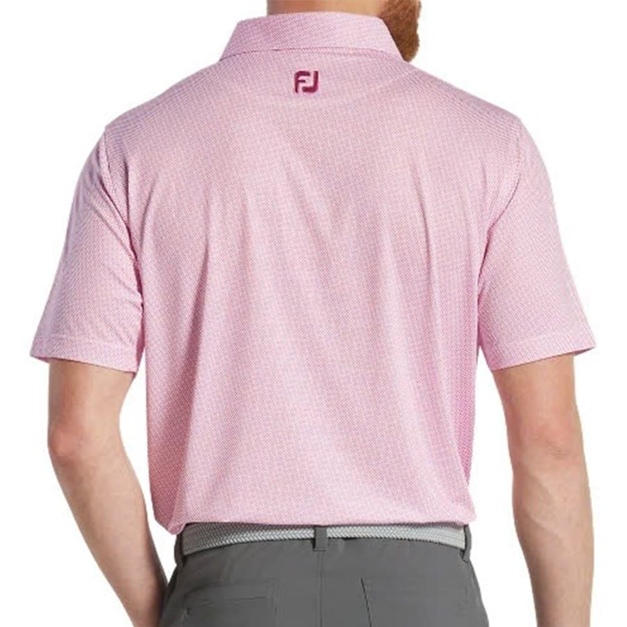 Áo Golf Tay Ngắn FootJoy Salamander Print Lisle, Self Collar 31394  |