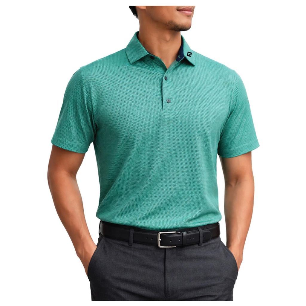 Áo Golf Nam Tay Ngắn Footjoy 3D Print Lisle 37464 | Footjoy