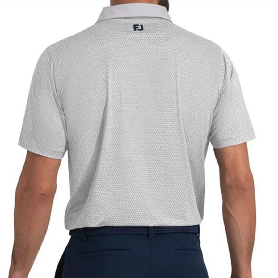 Áo Golf Tay Ngắn FootJoy Eu 25Open Rock Prt Lsl Grey 38878  | FootJoy