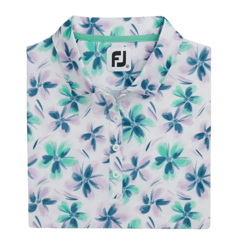 Áo golf nữ tay ngắn Cap Sleeve Floral Shirt 89773 MEGA SALE | FootJoy