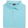 Áo golf nam tay ngắn Tonal Dot Print Lisle Lt. Blue 31486 | FootJoy