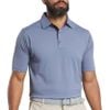 Áo Golf Tay Ngắn FootJoy Solid Pique with Trim, Banded Sleeve Self Col