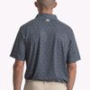 Áo Golf Tay Ngắn Wave Print Lisle Self Collar 39495 | Footj