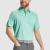 Áo golf nam tay ngắn FJ Geo Jacquard, Self Collar 31373S | F