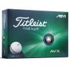 Hộp 12 bóng golf AVX 2025 White FULL WRAP | Titleist