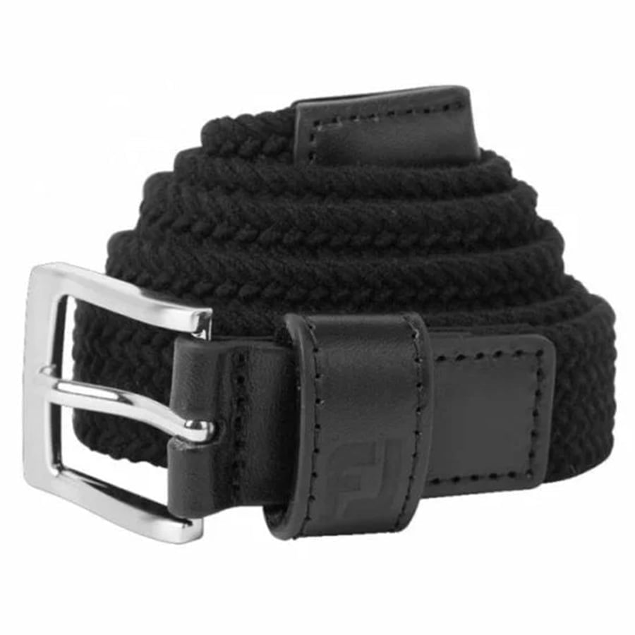 Thắt lưng Knitted Belts Black Long 69507 MEGA SALE | FootJoy