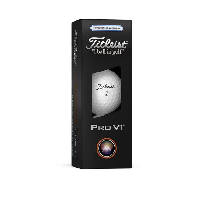 Bóng golf Pro V1 2025 White PERFORMANCE ALIGNMENT BLUE | Titleist