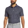 Áo golf nam tay ngắn Broken Stripe Print Pique Black / Periwinkle 3744