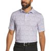 Áo golf nam tay ngắn Tweed Print Lisle White / High Tide 37473 | FootJ
