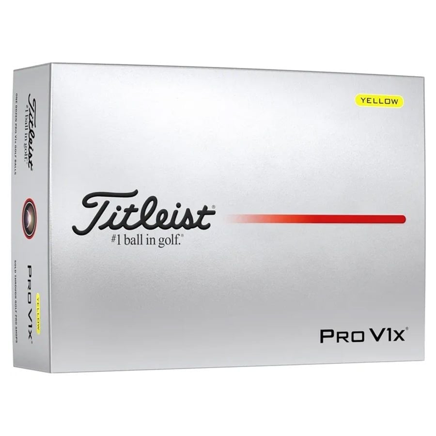 Hộp 12 bóng golf Pro V1X 2025 White | Titleist