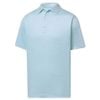 Áo golf nam tay ngắn Allover Floral Lisle White / Sky 31491 | FootJoy