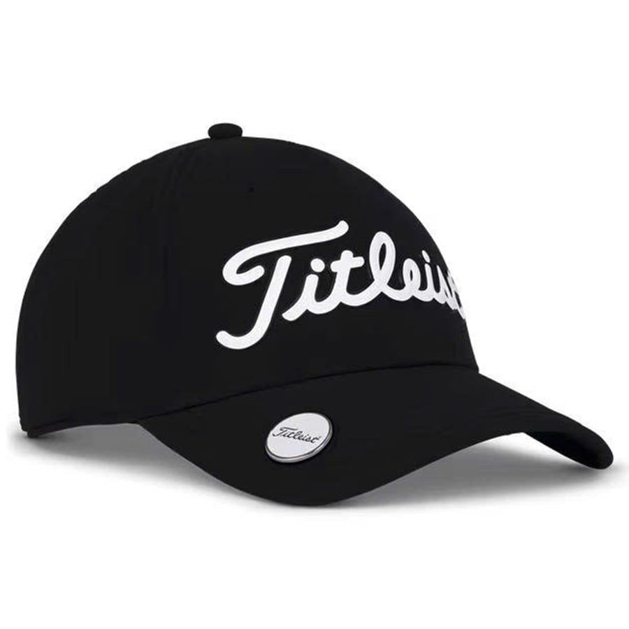 Nón kết golf nam PLAYERS BALL MARKER BLACK/WHITE TH25APBM-01 | Titleis