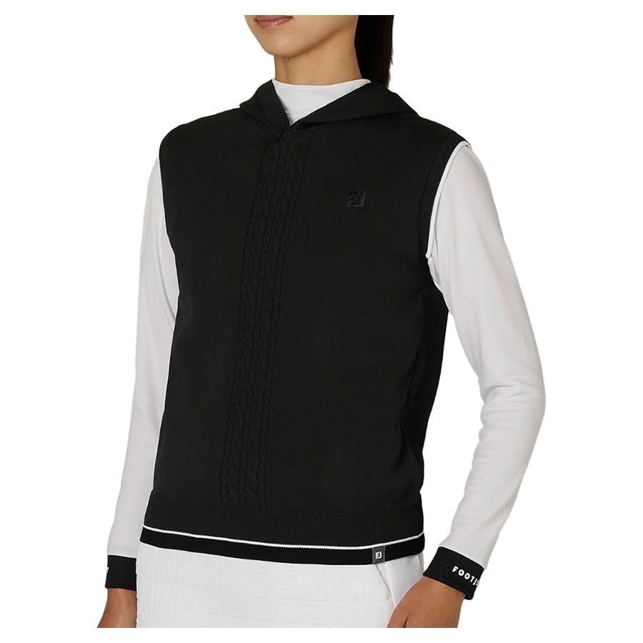 Áo golf nữ tay ngắn FJ Sweater Hoodie vest 32295 MEGA SALE | FootJoy