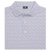 Áo golf nam tay ngắn Gamer Print Pique White / Air Blue / High Tide /