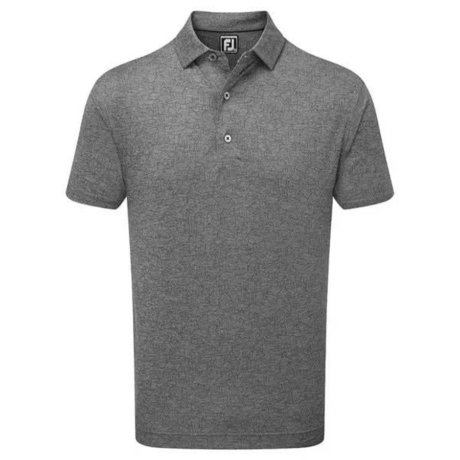 Áo Golf Tay Ngắn FootJoy Scottish Town Print Lisle, Self Collar 31382