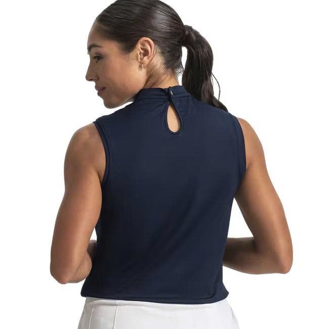 Áo Golf Nữ Tay Ngắn Footjoy Short Sleeve Keyhole Mock Neck 39556 | Foo
