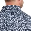 Áo Golf Tay Dài Footjoy  Hidden Palm Print Lisle Self Collar  39469 |