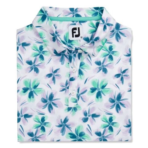 Áo Golf Nữ Tay Dài Floral Sun Protection Shirt Women 89734 | FootJoy