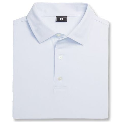 Áo golf nam tay ngắn Tonal Dot Print Lisle WHITE 37498 | FootJoy